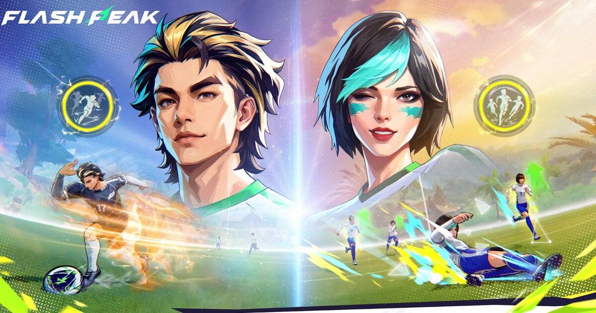 Dua karakter baru CB Steffie dan WF Tatsuya di game Flash Peak Freestyle Football