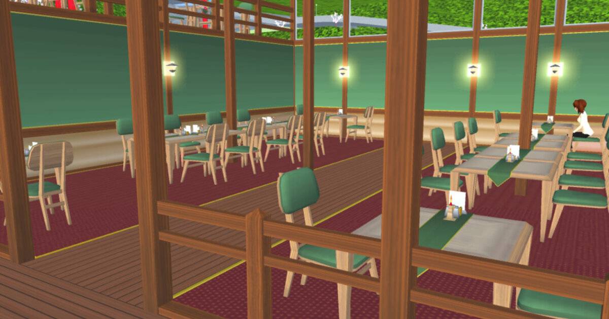 Cow Cherry Cafe Sakura School Simulator: Menu Wagyu Restaurant dan Interaksi Unik NPC