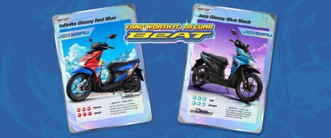 BeAT Naik Level! Dua Warna Glossy Baru yang Bikin Auto Pamer di Jalan