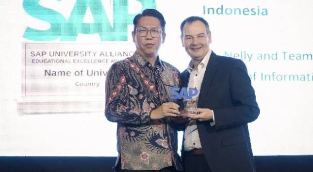 School of Information Systems BINUS University  Kontribusi Implementasi Kurikulum Pembelajaran ERP