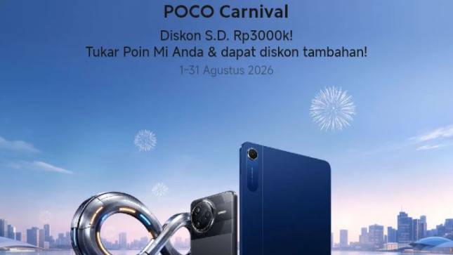 Poco Carnival Resmi Hadir di Agustus 2026: Diskon Sampai Dengan Rp. 3.000K