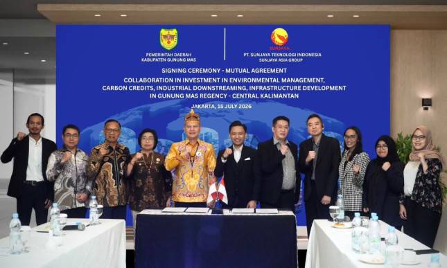 Top! Sunjaya Asia Group dan Pemkab Gunung Mas Mulai Jalankan Tahap Awal Kemitraan Strategis US$ 750 Juta