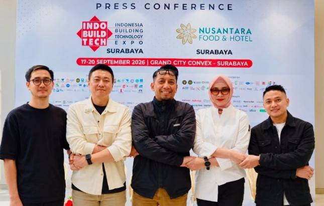 IndoBuildTech Surabaya 2026 Kembali Digelar, Perkuat Konektivitas Industri Bangunan di Jawa Timur