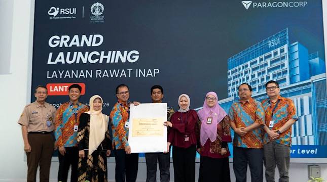 RSUI dan ParagonCorp Resmikan Ruang Rawat Inap Baru dengan 50 Tempat Tidur