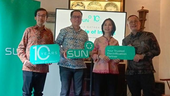 Genap 10 Tahun, SUN Perluas Bisnis dari PLTS ke Elektrifikasi Industri