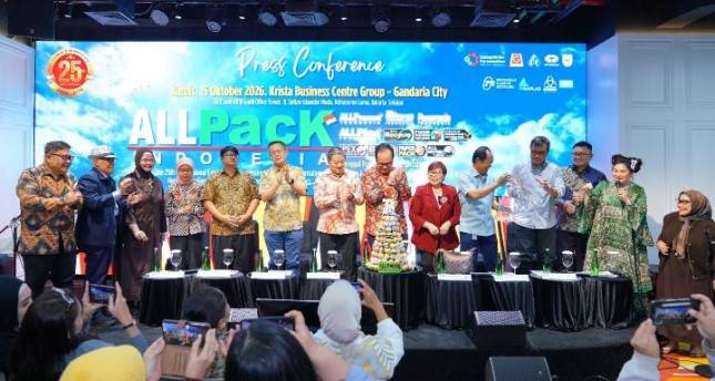 Pasar Kemasan RI Diproyeksi Tumbuh 6% di 2026, ALLPack Indonesia Hadirkan 1.600 Peserta dari 42 Negara