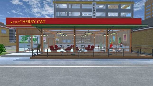 Cafe Cherry Cat Sakura School Simulator: Menu, Lokasi, dan Cara Pesan