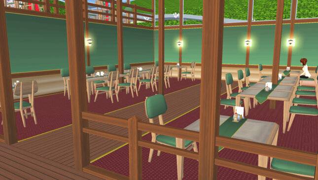 Cow Cherry Cafe Sakura School Simulator: Menu Wagyu Restaurant dan Interaksi Unik NPC