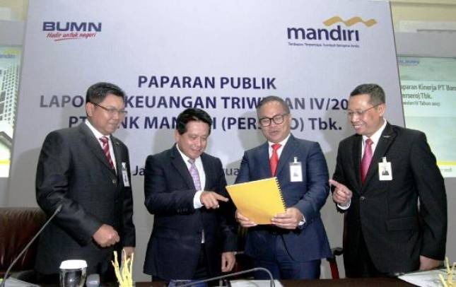 Bank Mandiri Incar Laba Rp24,7 Triliun di 2018