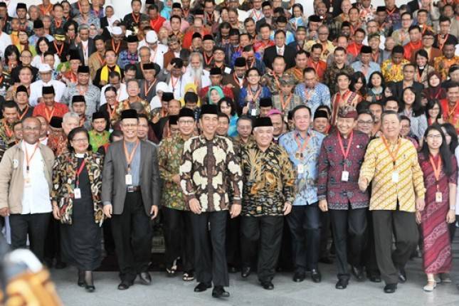 Presiden Jokowi: Pemuka Agama Saling Bekerja Sama, Bersinergi Jaga Pendidikan