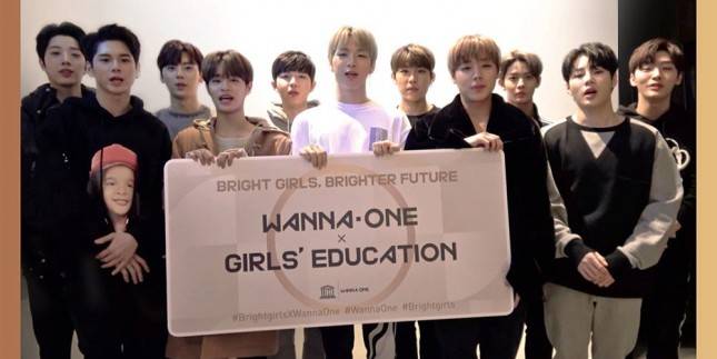 UNESCO Gandeng Wanna One Bentuk Kampanye Girls' Education