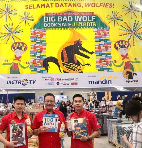 Singa Mas Indonesia Turut Tingkatkan Minat Baca Melalui Big Bad Wolf 2018