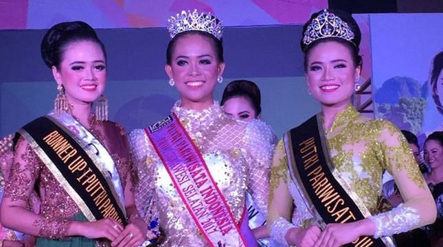 Wakili Toraja Utara, Agnes Lovina Songgo Raih Gelar Putri Pariwisata Indonesia Sulawesi Selatan 2018