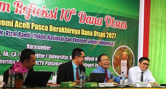 Rizal Ramli Prihatin Aceh  Masih Miskin 