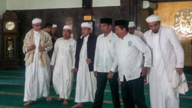 Presiden Jokowi-PA-212 Silaturahmi Kuatkan Persatuan