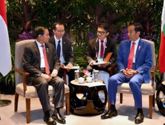 Presiden Jokowi-Presiden Myanmar Wujudkan Rakhine Damai