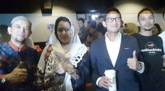 Buktikan Jakarta Aman, Sandiaga Ajak Nonton Film The Power Of Love