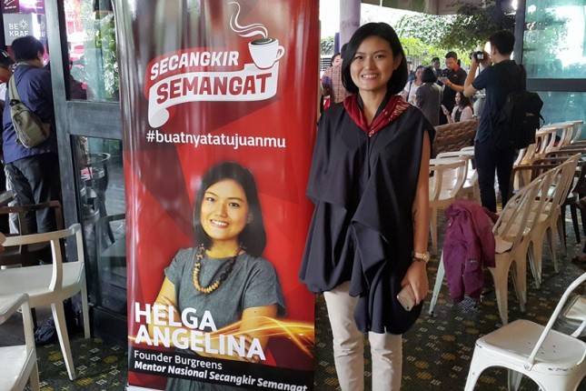 Lewat Burgreens Resto, Helga Angelina Sukses Jadi Sociopreneur Paling Menginspirasi