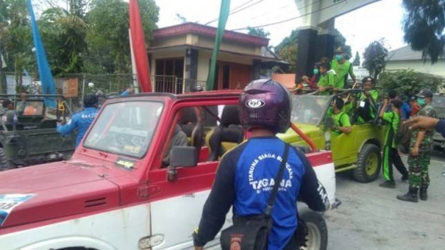 Kemensos Pastikan Kesiapsiagaan Antisipasi Erupsi Gunung Agung