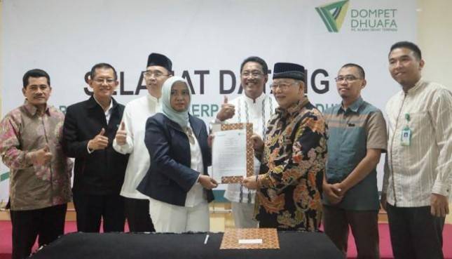 Kolaborasi Dompet Dhuafa dan Jamkrindo Syariah Tingkatkan Peran Ziswaf