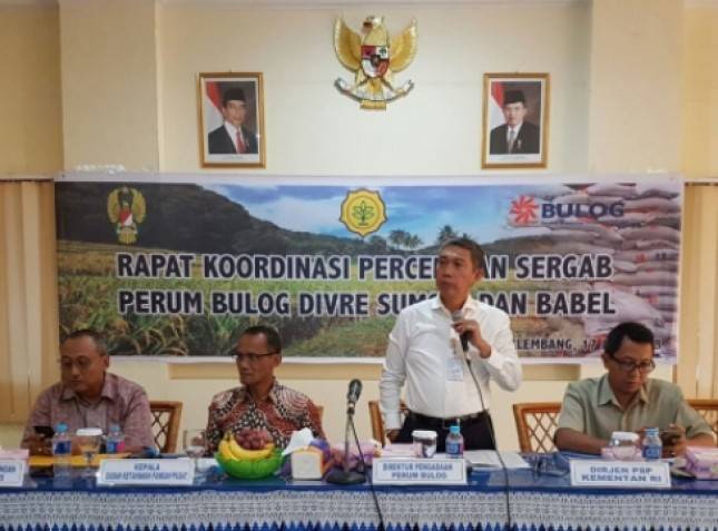 Serap Gabah di Sumatera Selatan Terus Ditingkatkan