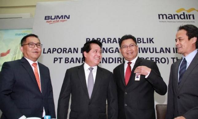Mandiri Catatkan Laba Rp12,2 Triliun Semester I-2018
