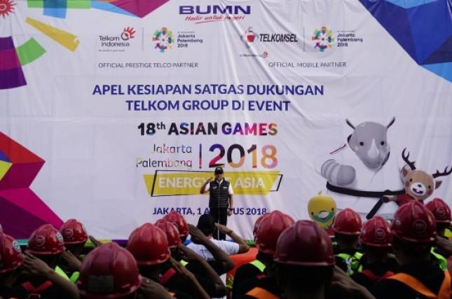 TelkomGroup Perkuat Komitmen Pengawalan Layanan ICT Untuk Sukseskan Asian Games XVIII Jakarta - Palembang