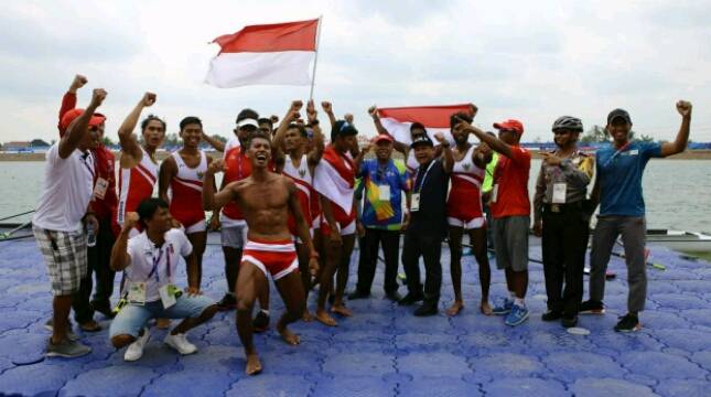Menteri Basuki Bangga Cabang Olahraga Dayung Sumbang Medali Emas di Asian Games 2018