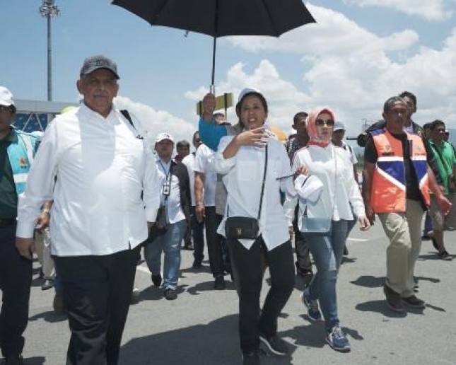 Ke Palu, Menteri BUMN Rini Tinjau Langsung Sinergi BUMN Pulihkan Stabilitas Daerah 
