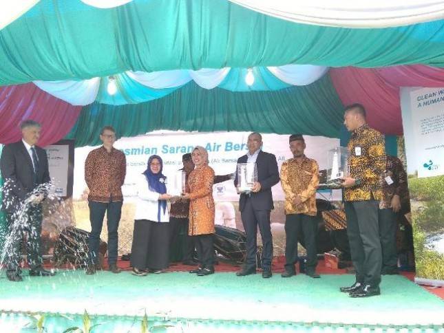 Atlas Copco Indonesia Fasilitasi Sarana Air Bersih 'Water4All' di Desa Sukarena