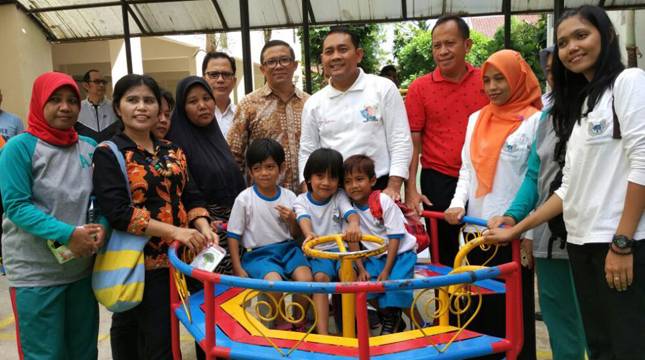 Jababeka Infrastruktur Gelar CSR Dirikan Taman Bermain Anak di Jakarta Timur