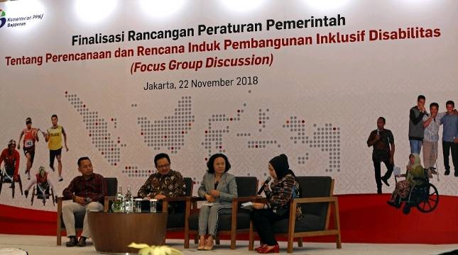Kementerian PPN/Bappenas Ikutsertakan Penyandang Disabilitas dalam Finalisasi RPP