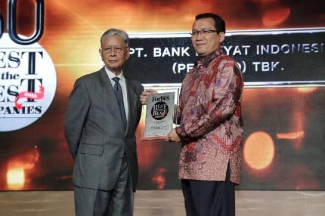 BRI  Raih Penghargaan Best of the Best dari Forbes