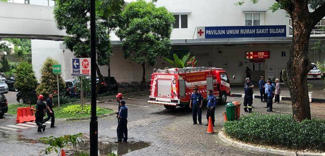 RS Siloam Libatkan Berbagai Unsur dalam Simulasi Penangulangan Kebakaran Gedung