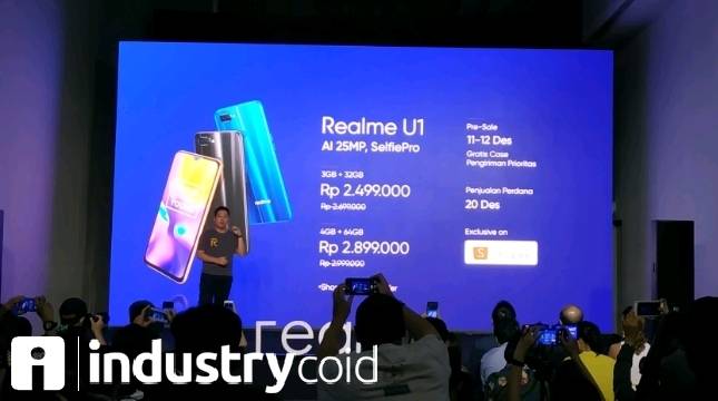 Disiapkan Untuk Jadi Smartphone Selfie, Realme Hadirkan Realme U1 Dengan Kamera SelfiePro 25MP