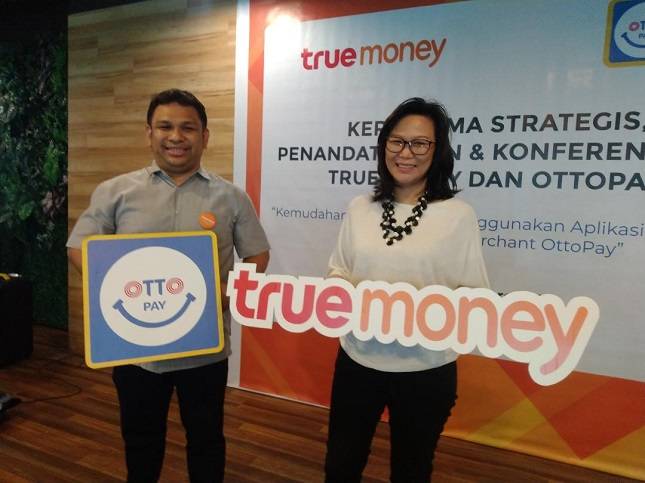 Perluas Layanan Pembayaran Digital, True Money Gandeng OttoPay