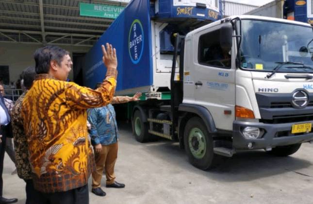 Lepas Kontainer Ekspor ke-3000, Menperin Apresiasi PT Bayer Indonesia