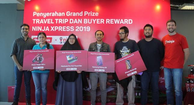 Dukung Ekonomi Digital, Ninja Xpress-Bukalapak Berkolaborasi Melalui Grand Prize Jalan-Jalan ke Lima Negara 