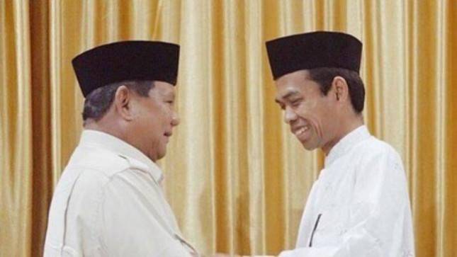 Gerindra Yakin Pertemuan Capres Prabowo Subianto-UAS Tingkatkan Perolehan Suara 