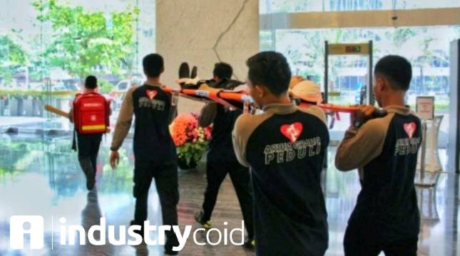 Sambut HKBN, AGP - SCBD Gelar Latihan Kesiapsiagaan Bencana