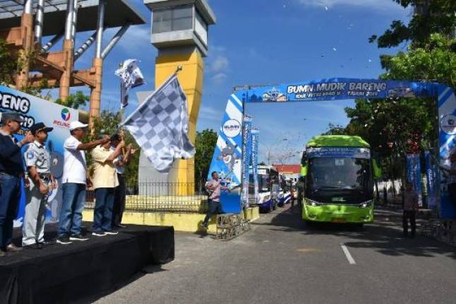 Pelindo 1 Berangkatkan 6000 Peserta Mudik Gratis di Empat Provinsi