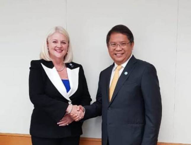 Bertemu Menteri Australia, Menkominfo Bahas Konten Medsos dan Pengembangan SDM