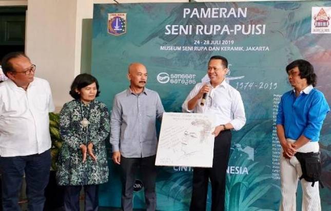 Bamsoet: Kolaborasi Seni Puisi dan Lukis Perkaya Khazanah Kesenian Indonesia