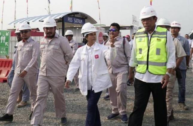Menteri Rini Pastikan Ruas Tol Pematang Panggang &ndash;Kayu Agung Siap Beroperasi