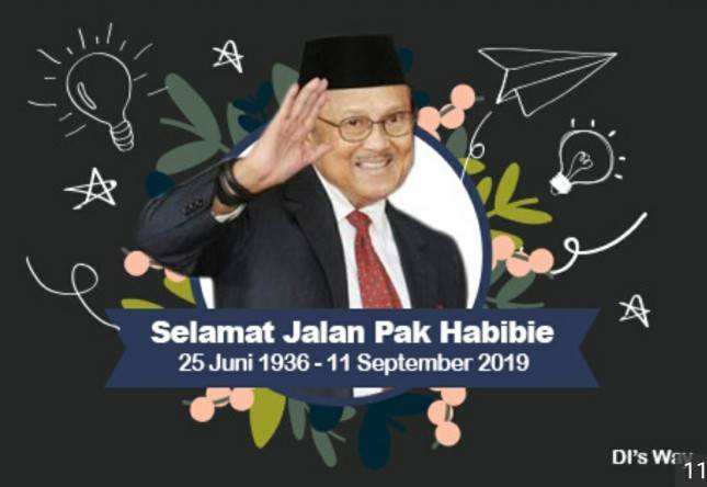 BJ Habibie, Sosok Idola Kaum Milenial