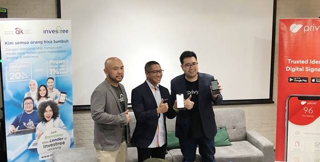 Kolaborasi dengan PrivyID, Investree Gunakan Tanda Tangan Digital  Dorong Inklusi Keuangan 