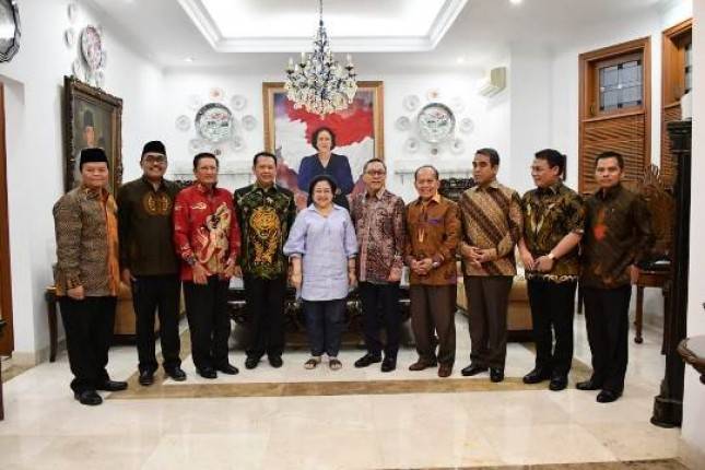 Bertemu Megawati, Pimpinan MPR RI Bahas Usulan Amandemen Terbatas UUD NRI 1945