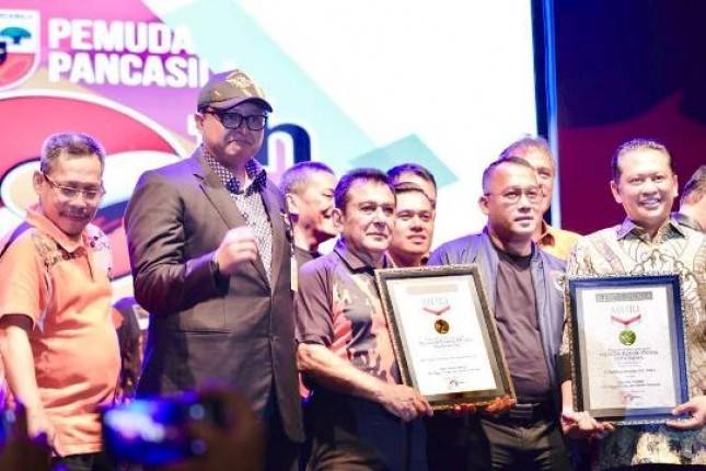 Ormas Pemuda Pancasila Pecahkan Dua Rekor MURI Dunia