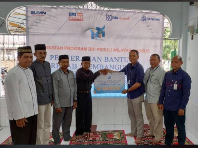 Masjid dan Sekolah di Aceh Terima Kucuran CSR dari BRI