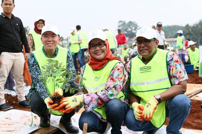 Jaga Lingkungan Yayasan Korindo Bangun Hutan Kota Di Bogor